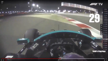 🎥 | De beelden: Lewis Hamilton ging 29 (!) keer over de track limits heen tijdens GP van Bahrein