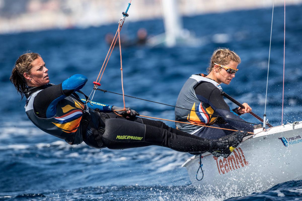 Zegers en Berkhout zeilen naar 9e plek op Olympisch water