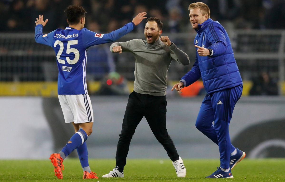 Trotse Trainer Tedesco: 'Schalke ging van de hel naar de hemel!'