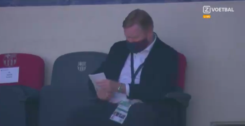 🎥 | Louis van Gaal ziet dat Ronald Koeman de regels overtreedt: 'Dat mag óók niet'