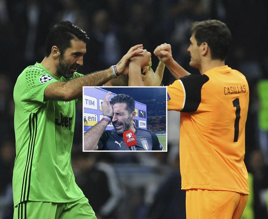 Casillas huilt mee met 'legende' Buffon