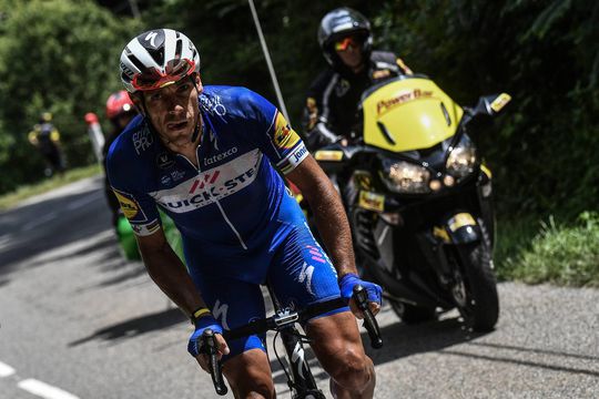 Gilbert na horrorblessure weer terug op de fiets