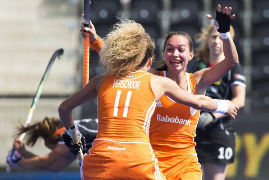 Nederlandse hockeysters verslaan België in Antwerpen