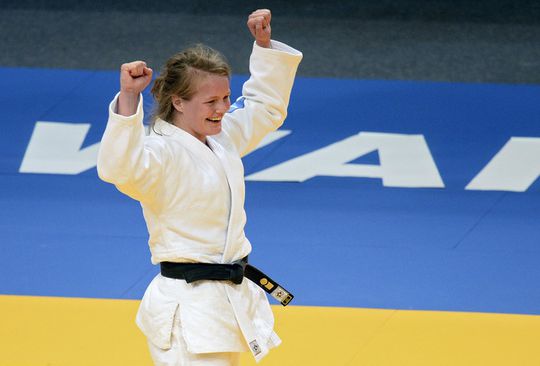 EK-winnaar Sanne van Dijke in selectie voor Grand Slam in Rusland