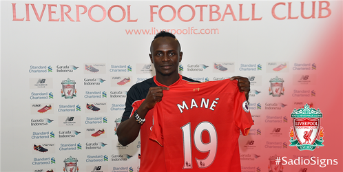 Liverpool bevestigt komst Mané