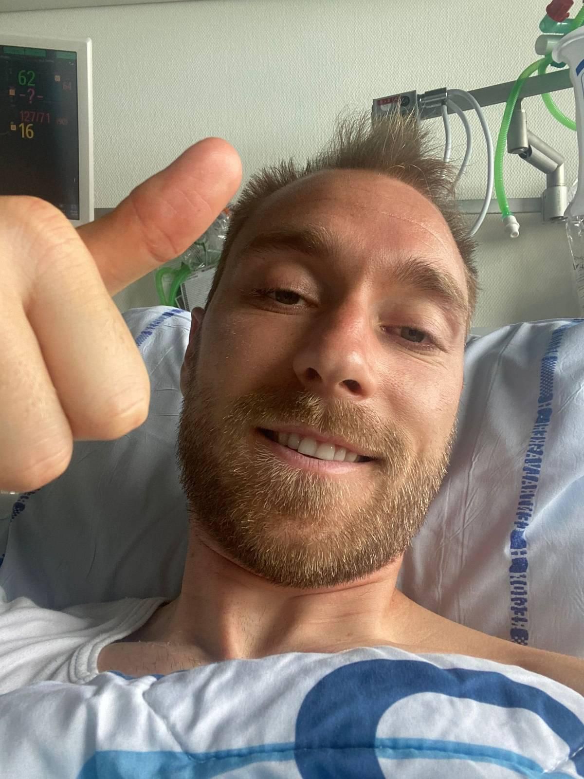 Christian Eriksen post voor het eerst sinds hartstilstand op Instagram: 'Hallo allemaal...'