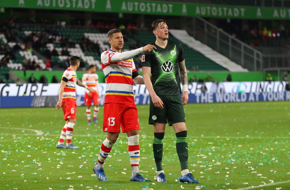 Weghorst met Wolfsburg veel te sterk voor Mainz van Bruma en Boëtius
