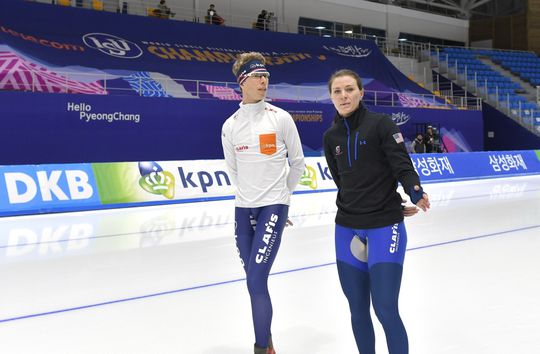 Voor schaatspaar Bergsma kan dag niet meer stuk