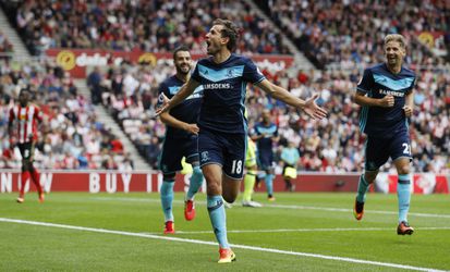 Stuani zet Middlesbrough met heerlijke knal op voorsprong bij Sunderland