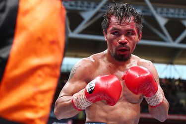 Manny Pacquiao behoudt WBA-titel bij weltergewichten en daagt Mayweather uit voor rematch