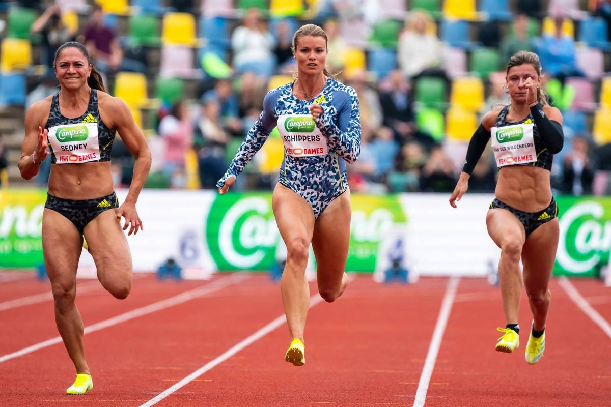 Dafne Schippers sprint bij FBK Games naar nieuw 100 meter-seizoensrecord