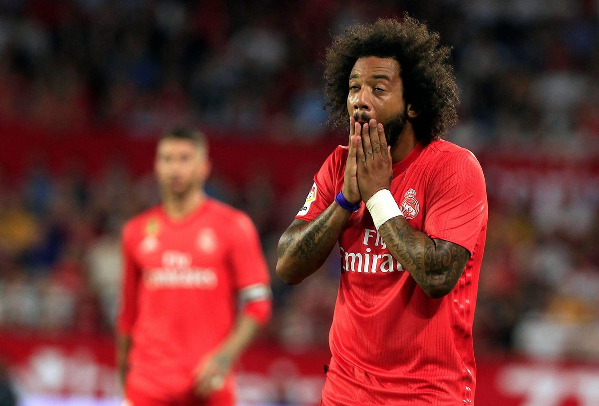 Marcelo out; Real tijdje zonder de linksback na dikke nederlaag tegen Sevilla