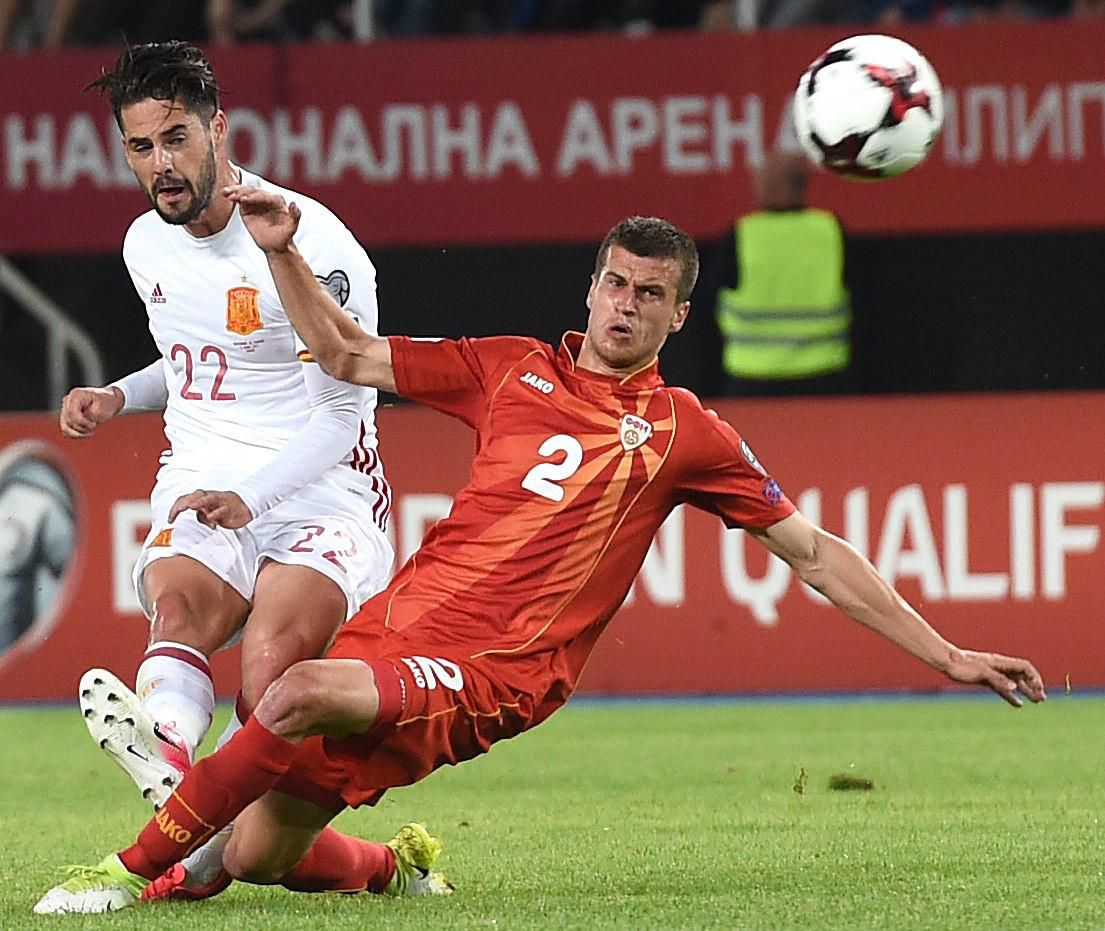 Isco tovert met prachtige beweging in Macedonië (video)