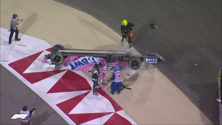 🎥 | Herstart Formule 1 in Bahrein: race ligt WEER stil omdat Lance Stroll over de kop vliegt