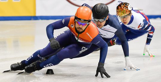 Na vrouwen ook Knegt en De Laat door op 1000 meter