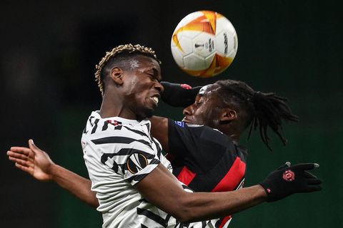 Invaller Pogba schiet Manchester United voorbij AC Milan in Europa League