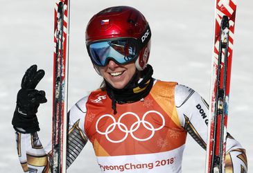 Snowboardster Ledecka verrast iedereen inclusief haarzelf met goud op Super G (video)