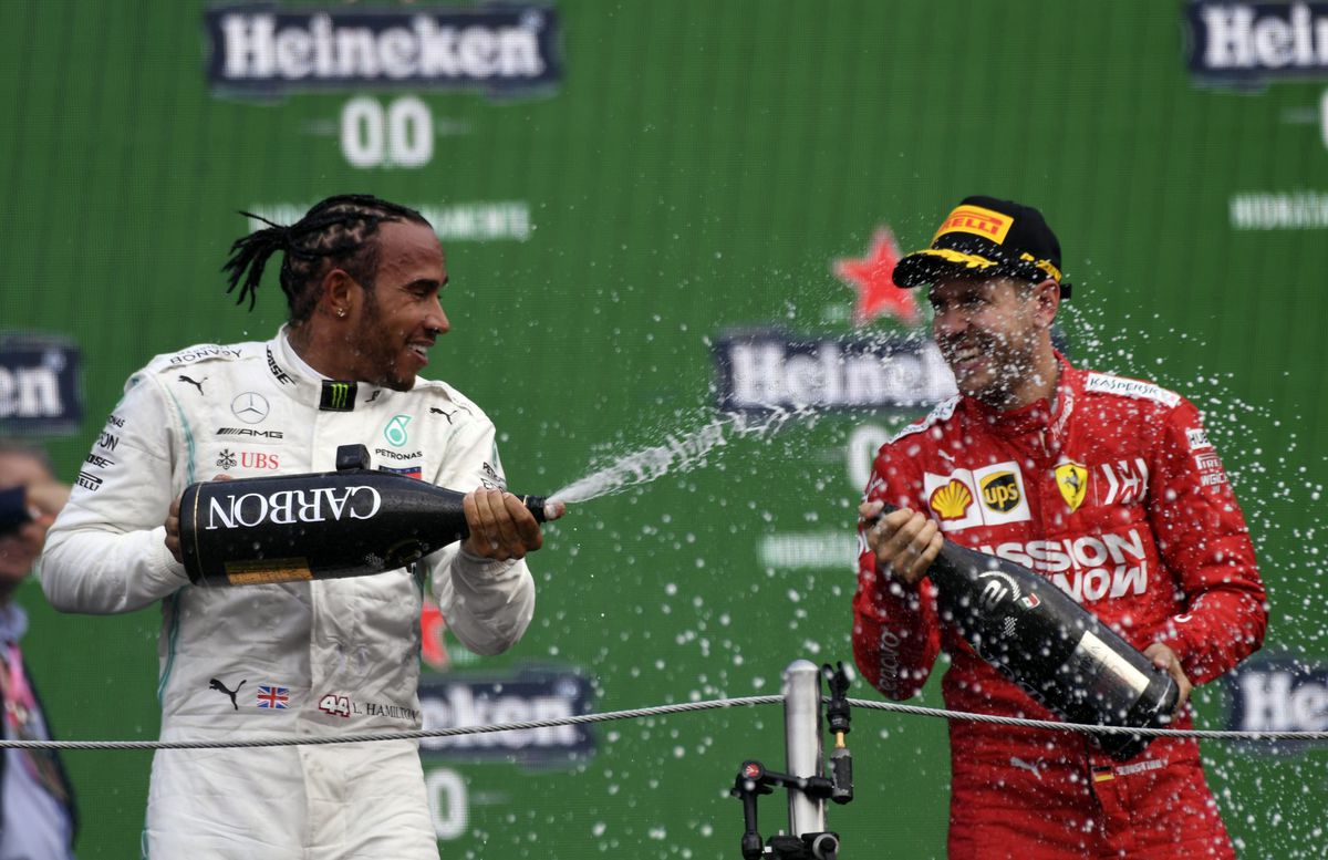 'Lewis Hamilton naar Ferrari? Leuk gerucht, goed voor de F1'