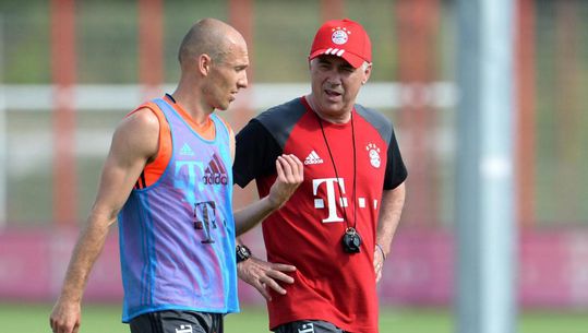 Robben is weer terug bij de groepstraining in München