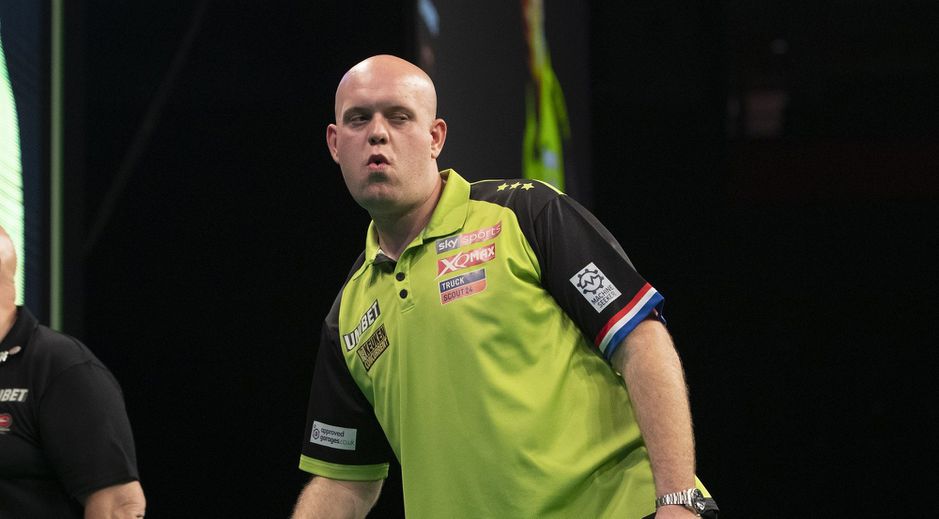 Van Gerwen woest op zichzelf: 'Heb dit jaar teveel punten verspeeld'