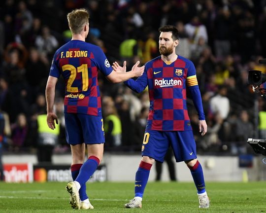 Frenkie de Jong neemt afscheid van Lionel Messi: 'Een droom om met jou te spelen'