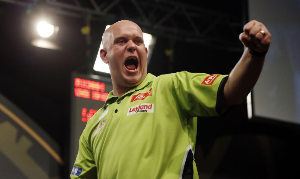 Van Gerwen gooit 2e 9-darter op rij, ook Meeuwisse pleurt perfecte leg