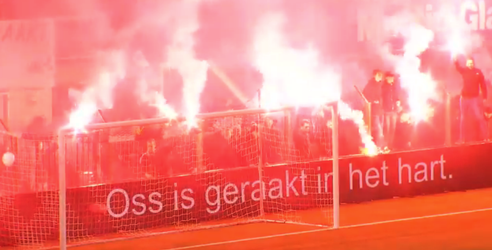 Kippenvel: indrukwekkende minuten voor de wedstrijd van TOP Oss (video)