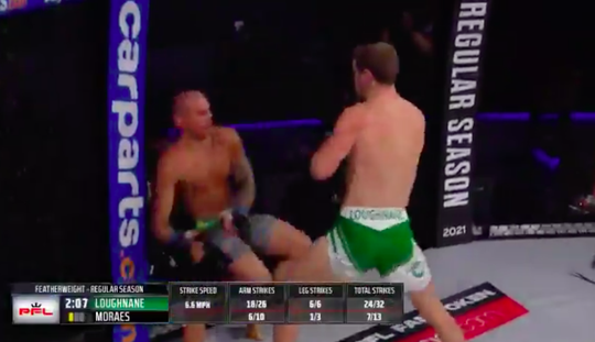 🎥 | Brendan Loughnane slaat tegenstander in 1e ronde KO met DEZE combinatie