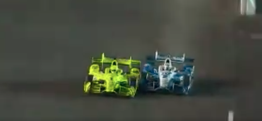 WOW! IndyCar-coureur Newgarden pakt koppositie met risicovolle inhaalactie (video)