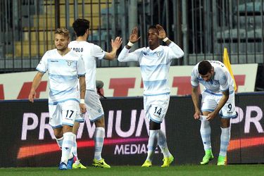 Lazio pas laat voorbij Empoli