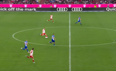 🤯🎥 | Harry Kane maakt waanzinnige goal in bizarre wedstrijd Bayern München