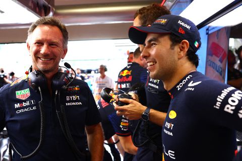 Christian Horner blijft volhouden: 'Sergio Pérez rijdt in 2024 voor Red Bull'
