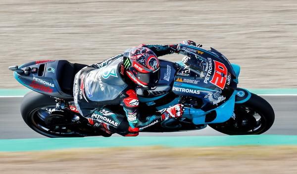 Quartararo grijpt pole voor 1e race MotoGP 'post corona'