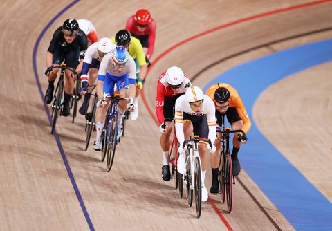 Nog 1 onderdeel te gaan: Jan Willem van Schip laat leiding in omnium aan Walls