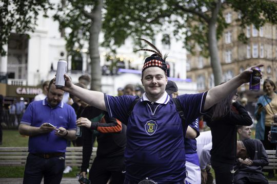 Engeland-Schotland op Wembley: zo veel Schotse fans zitten er in het stadion