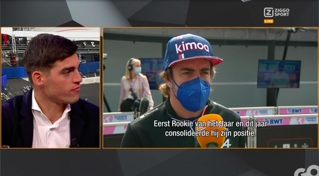 🎥 | Lovende woorden van Fernando Alonso voor Rinus VeeKay: 'Eentje voor de toekomst'