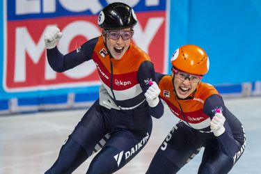 Shorttrackster Van Ruijven wereldkampioene op de 500 meter, Schulting pakt brons (video)