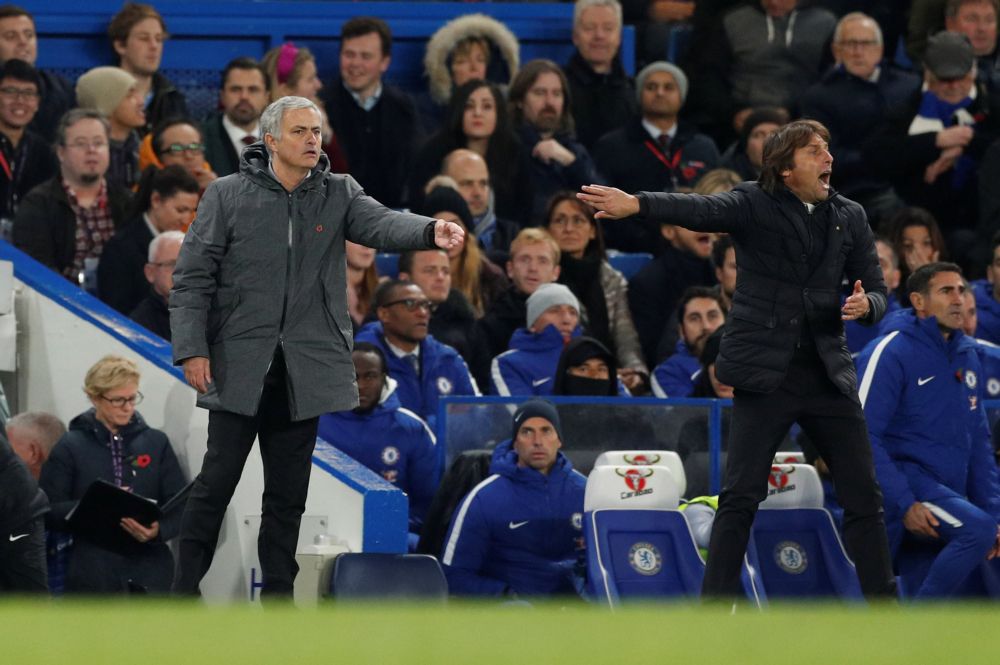 'Oorloogje' tussen Mourinho en Conte: 'Ik ben ten minste niet veroordeeld voor matchfixing'
