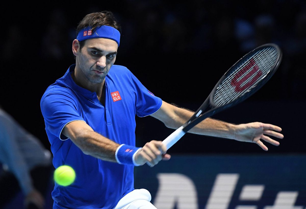 Federer is in 2e sets veel te sterk voor Thiem in de ATP Finals