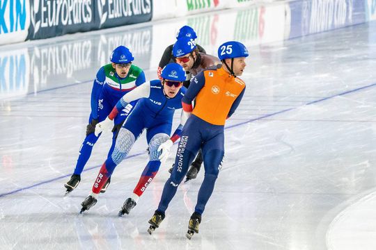 Nederlanders laten fraaie dingen zien in de halve finales bij de massastart