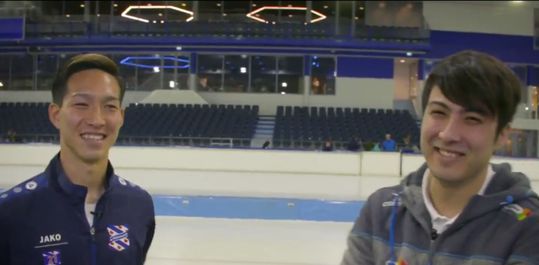 Verbij en Kobayashi hebben Japans onderonsje in Thialf (video)