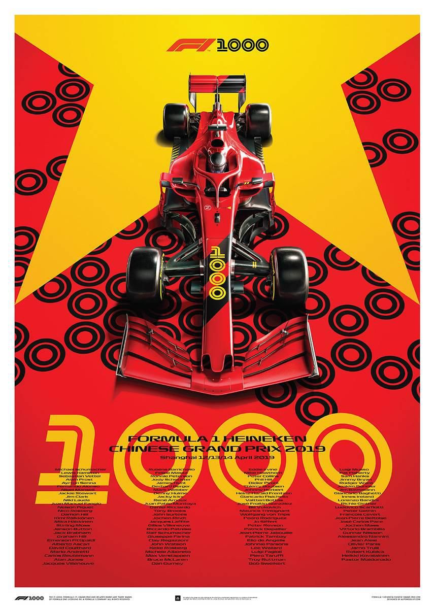 Mijlpaal voor Formule 1 dit weekend: 1000ste (!) race