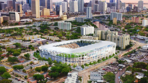 Dit stadion van 300 miljoen dollar wil Beckham in Miami bouwen