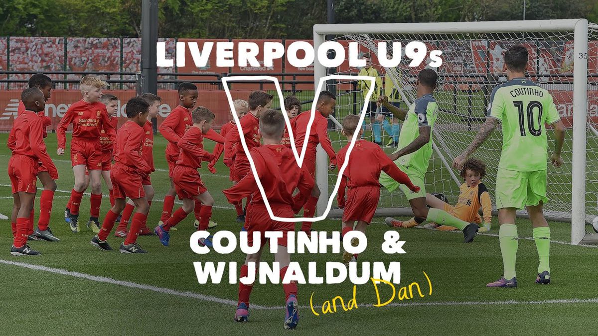 Wijnaldum & Coutinho nemen het op tegen Liverpool-kleintjes (video)
