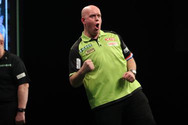 Van Gerwen na 5 weken de nieuwe koploper in Premier League of Darts