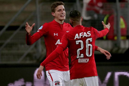 Check hier de goals van AZ in de kwartfinale van de beker tegen Vitesse (video)