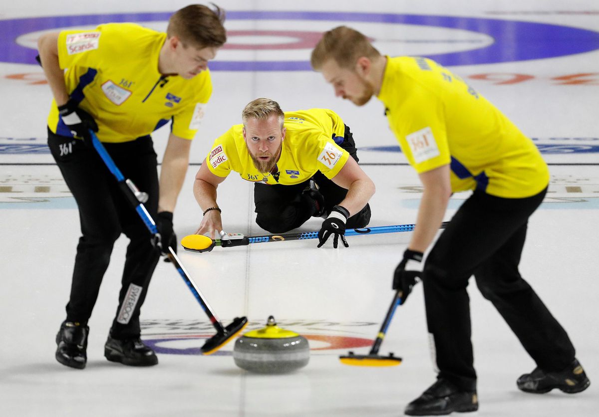 Zweedse curlingmannen pakken de wereldtitel in Las Vegas