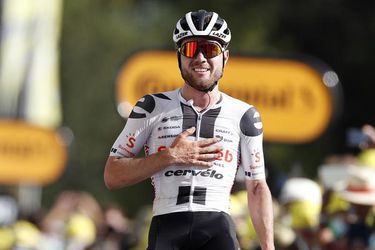 Hirschi geloofde niet dat hij een Tour-etappe kon winnen: 'Ik zat vol met twijfels'