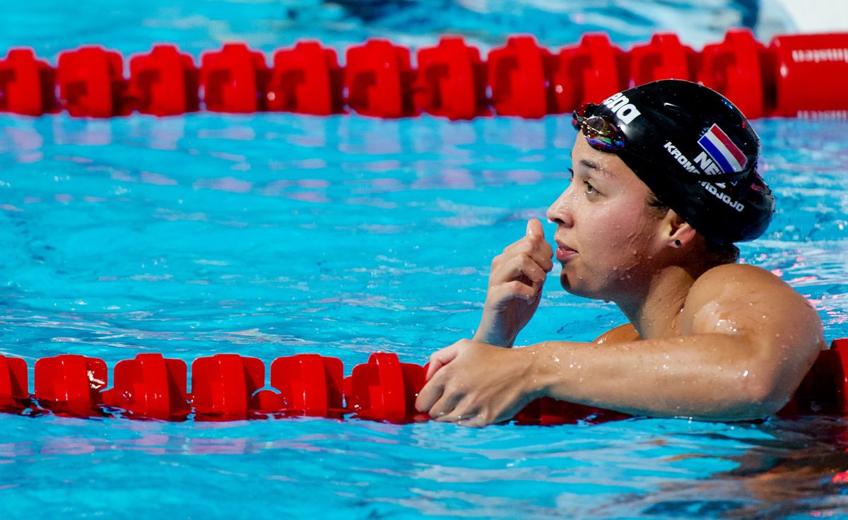 Kromo plaatst zich gemakkelijk voor WK zwemmen in Boedapest