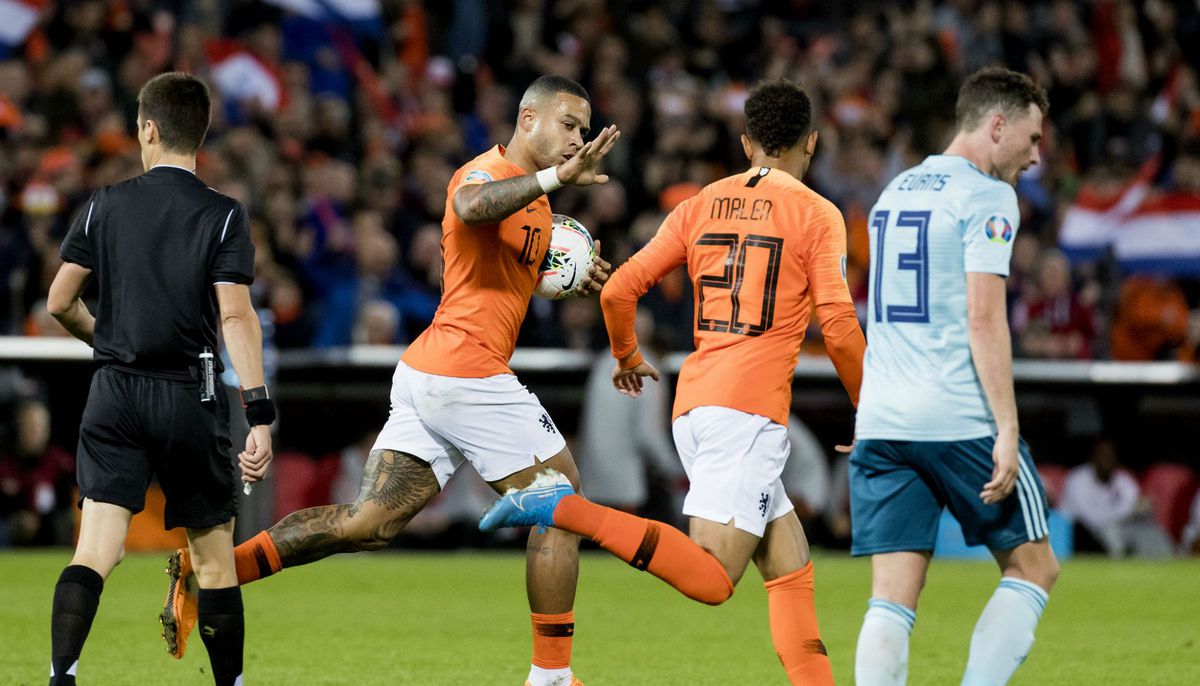 Nederland ontsnapt aan blamage en wint met 3-1 van Noord-Ierland